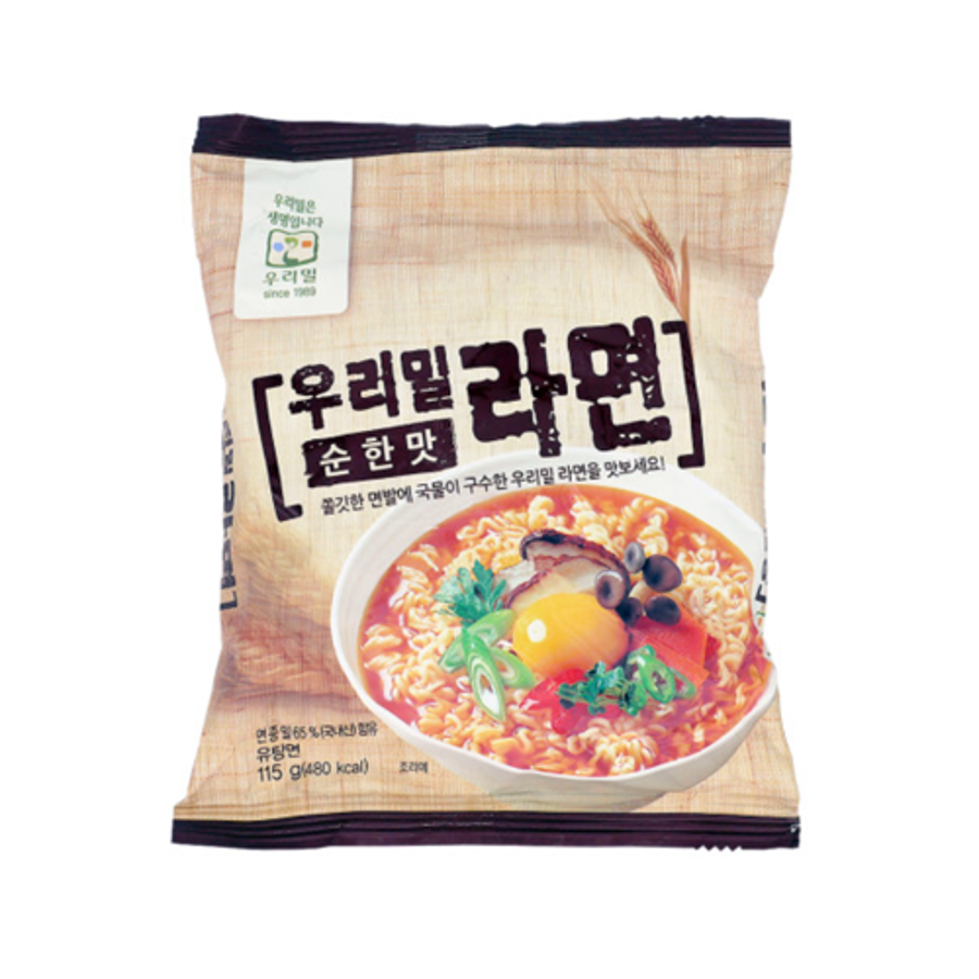 우리밀 순한맛 라면(115g)